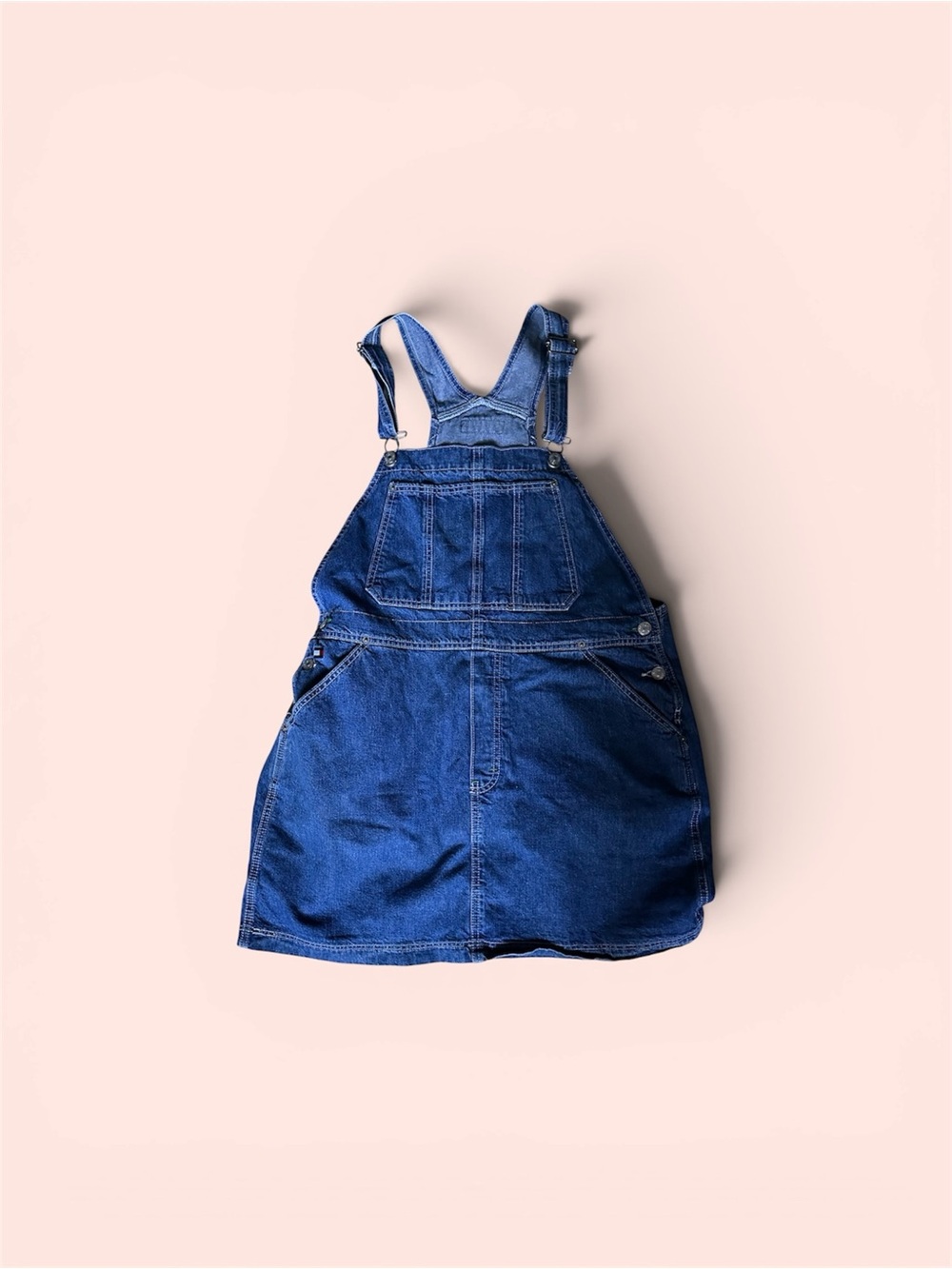 Tommy H Denim Overall Dress - Blue